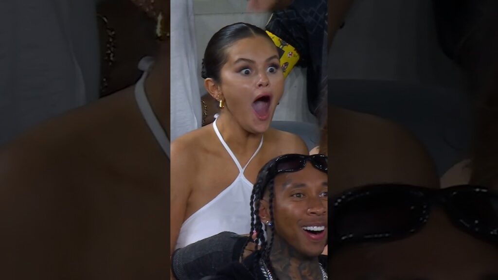 Selena Gomez couldn't believe the McCarthy save vs. Messi 😲 #messi #intermiami #football