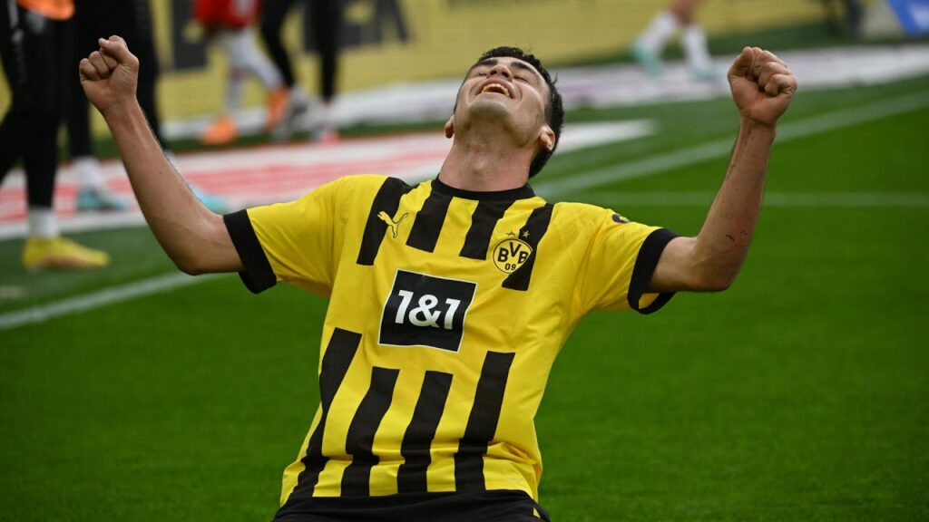 Gio Reyna Goal and Celebration #shorts #soccershorts #worldcup #football #footballshorts #dortmund