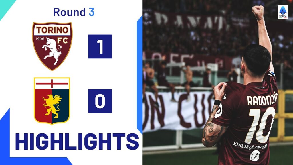 Torino-Genoa 1-0 | Radonjic wins it at the death! Goal & Highlights | Serie A 2023/24