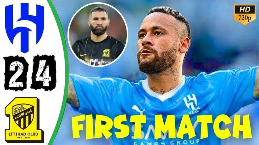 Neymar Debut 💥 Al Hilal vs Al Ittihad 3-2 - All Goals & Highlights - 2023