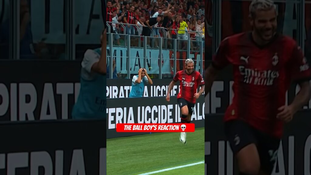 The Ball Boy’s Reaction | Theo Hernández | #shorts