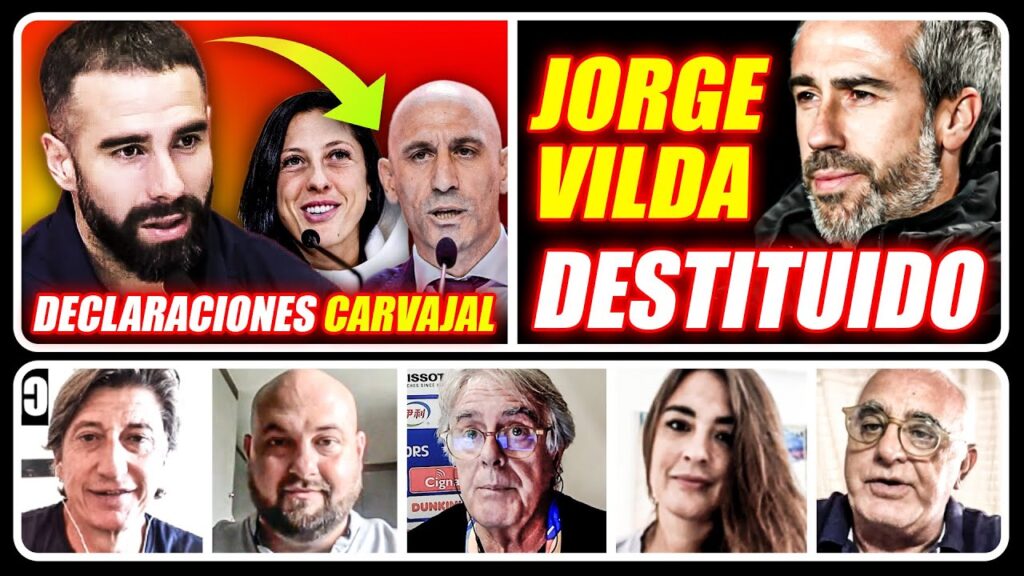POLÉMICA CON LAS DECLARACIONES DE CARVAJAL SOBRE JENNI HERMOSO y RUBIALES | VILDA DESTITUIDO
