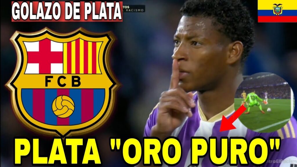 😱 RELATORES ARGENTINOS SORPRENDIDOS con el ¡GOL de GONZALO PLATA | Valladolid 3-1 Barcelona 🔵