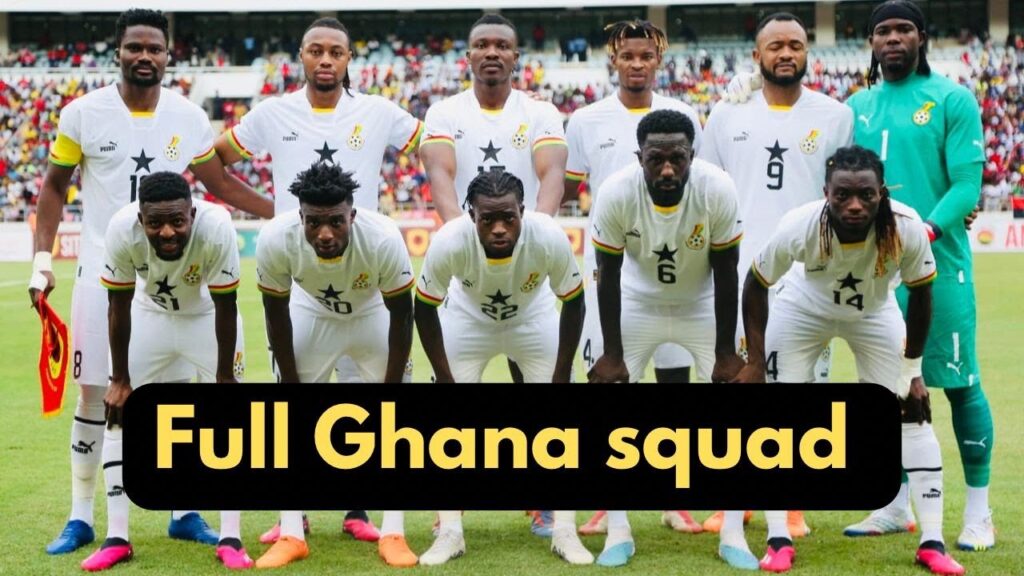 BLACK STARS 25 MAN SQUAD TO FACE CENTRAL AFRICAN REPUBLIC IN AFCON QUALIFIERS