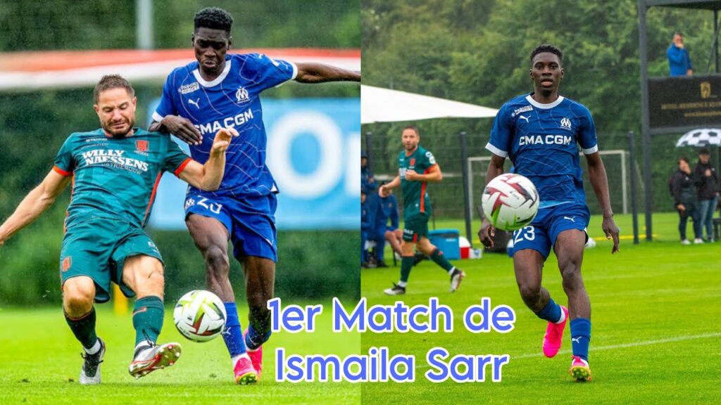 Waw🥰😱holal 1er Match de Ismaila Sarr avec Marseille