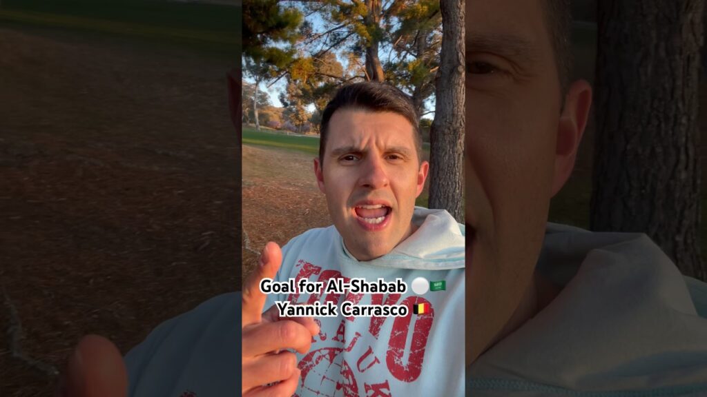 Goal for Al-Shabab Club ⚪️🇸🇦Yannick Carrasco 🇧🇪#saudiarabia #saudi #footballshorts #carrasco