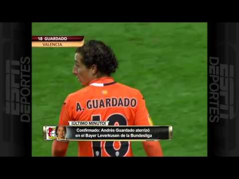 Andres Guardado deja Valencia y llega a Leverkusen