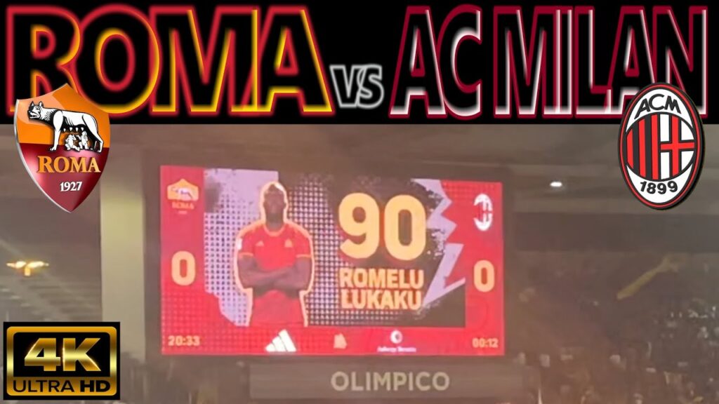 [4K] ROMA 1-2 MILAN｜SERIE-A 2023-24 MATCHDAY 3｜01/09/2023 STADIO OLIMPICO