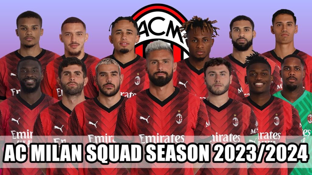 Squad AC Milan 2023/2024🔥Pemain AC Milan 2023/24~Serie A Season 2023/2024