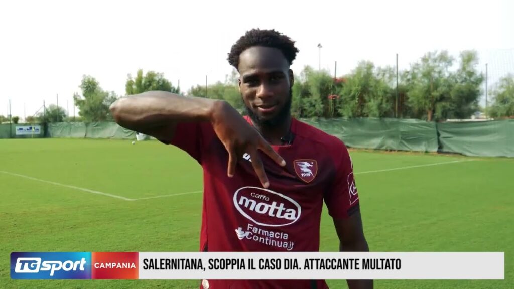 Salernitana, scoppia il caso Dia: attaccante multato