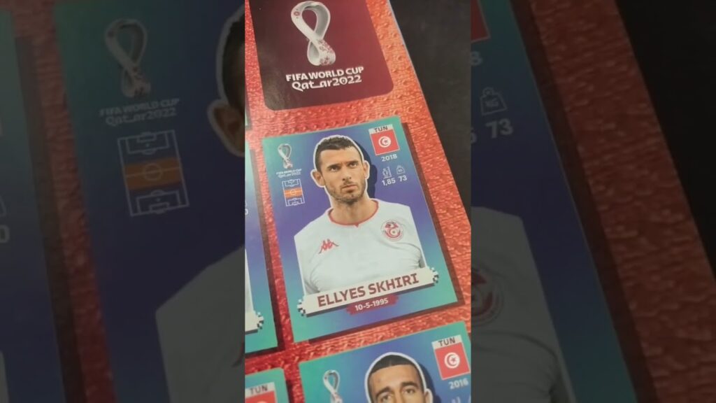 Álbum FIFA World Cup Qatar 2022 Tunisia #tunisia #tunez #tunesien #wahbikhazri #wc2022 #qatar2022