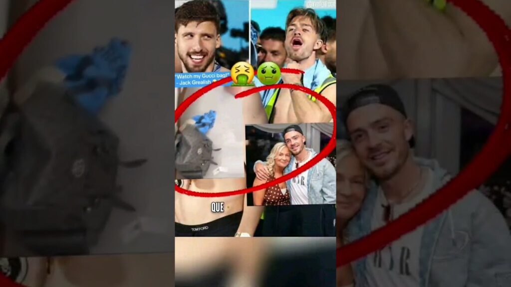 Ruben Dias arruinó el bolso de la mamá de Grealish 😳👀🤣 #Grealish #championsleague #Rubendias#Shorts
