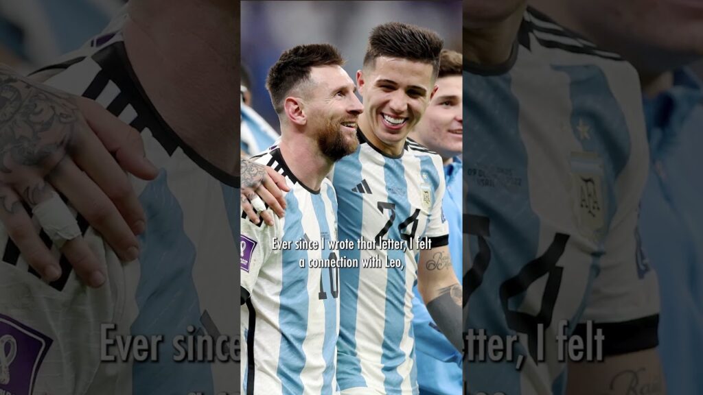 Enzo looks back on the letter he wrote Messi after he retired from international football in 2016 🥺