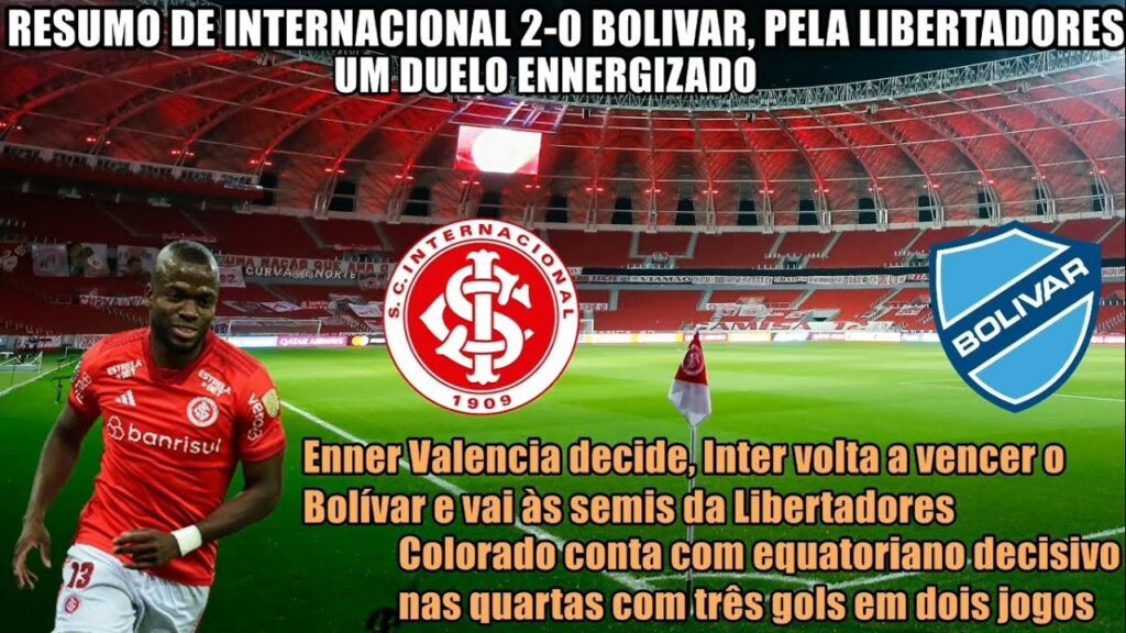 UM DUELO ENNERGIZADO! Meu resumo de Internacional 2 x 0 Bolívar, pela Libertadores