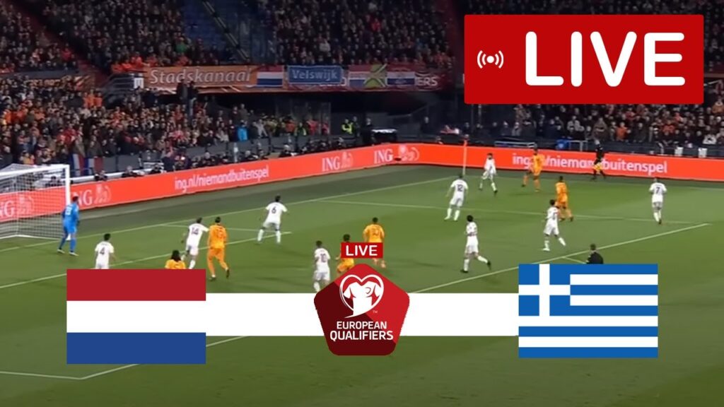 Netherlands vs Greece LIVE | UEFA Euro 2024 Qualifiers | Match LIVE Today!