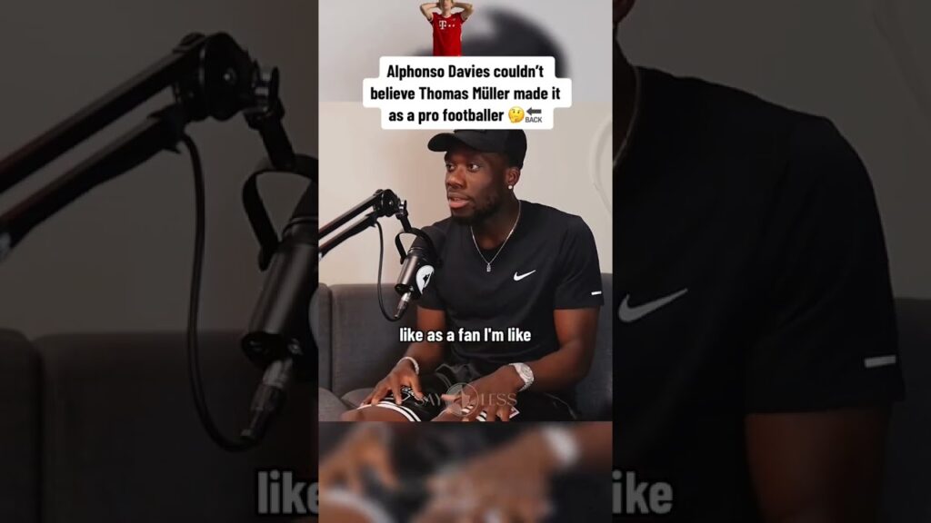 Alphonso Davies couldn’t believe Thomas Müller made it as a pro footballer 🤔🔙 #alphonsodavies