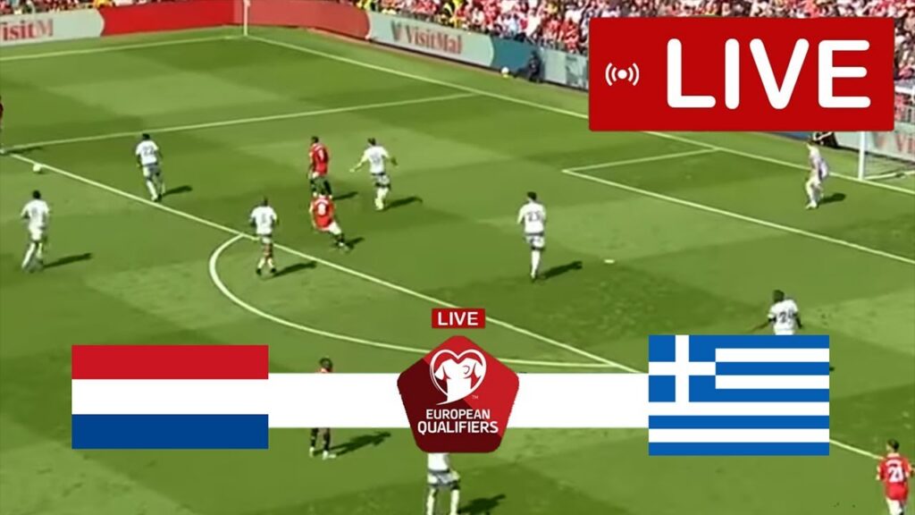 Netherlands vs Greece LIVE | UEFA Euro 2024 Qualifier | Match LIVE Today!
