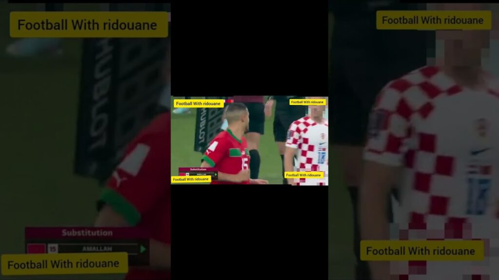 شاهد لحظة إصابة جواد الياميق في مباراة المغرب و كرواتيا 😳😱😱😱😱😱😱