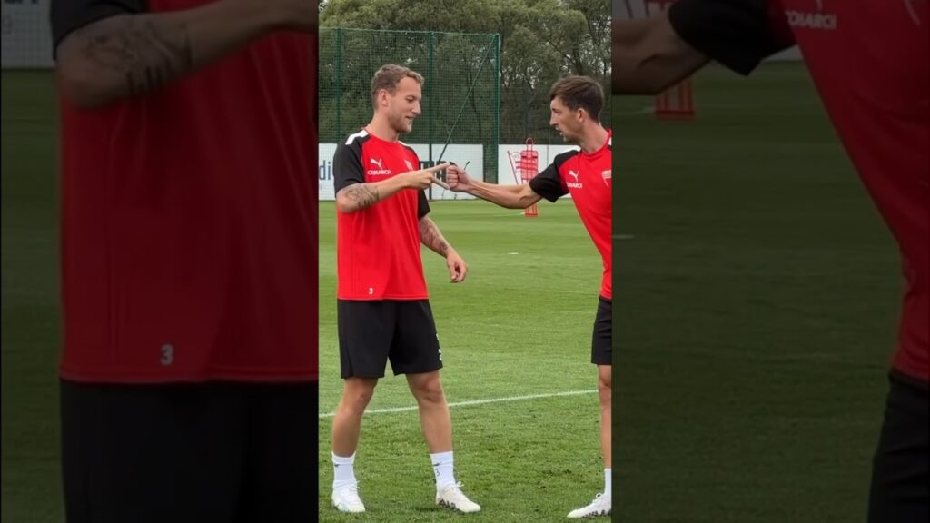Kamil Glik i Andreas Skovgaard na boiskach Cracovia Training Center! 😍⚽️