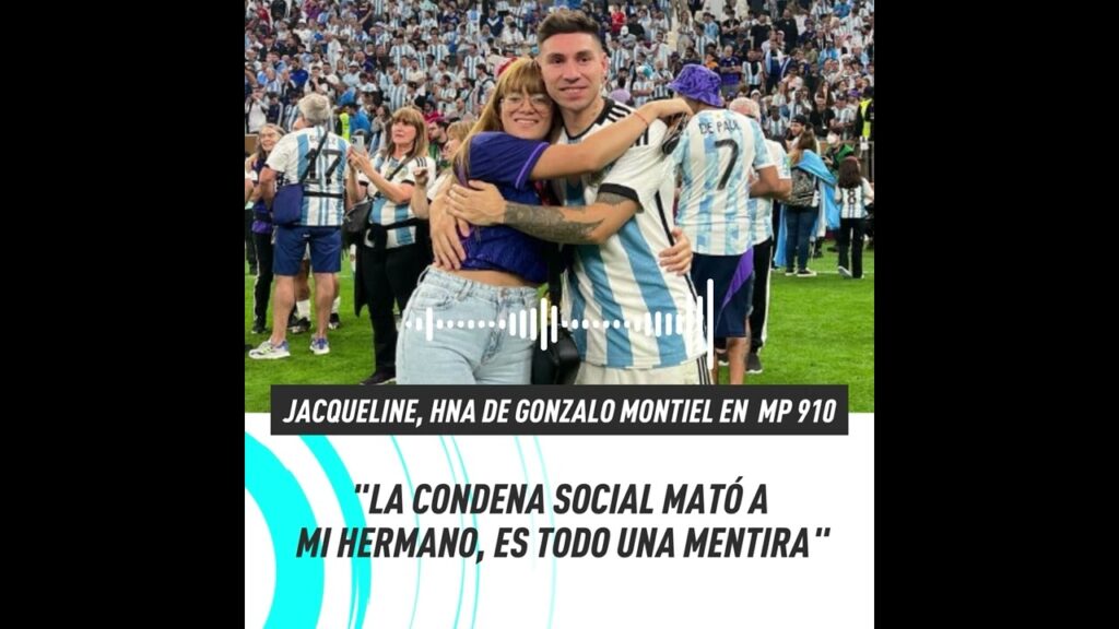 Jacquelin Montiel, hermana de Gonzalo: "La condena social mató a mi hermano, es todo una mentira".