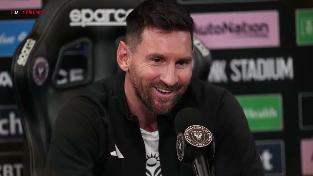 Miami move 'opposite' of PSG switch, says joyful Messi