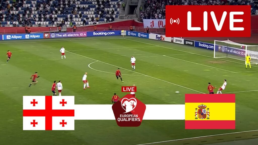 Georgia vs Spain LIVE | UEFA Euro 2024 Qualifier | Match LIVE Today!