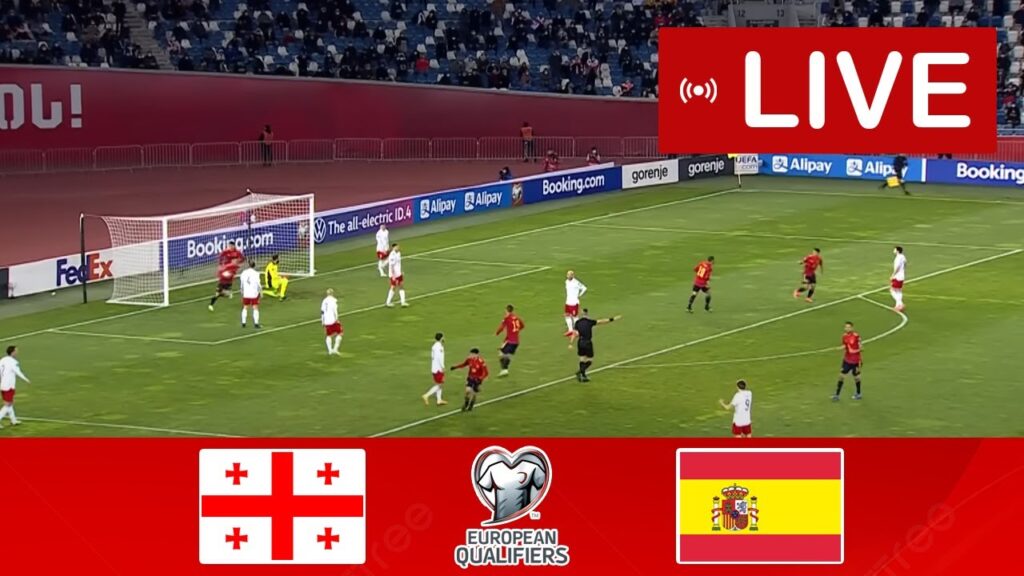 Georgia vs Spain LIVE | UEFA Euro 2024 Qualifier | Match LIVE Now!