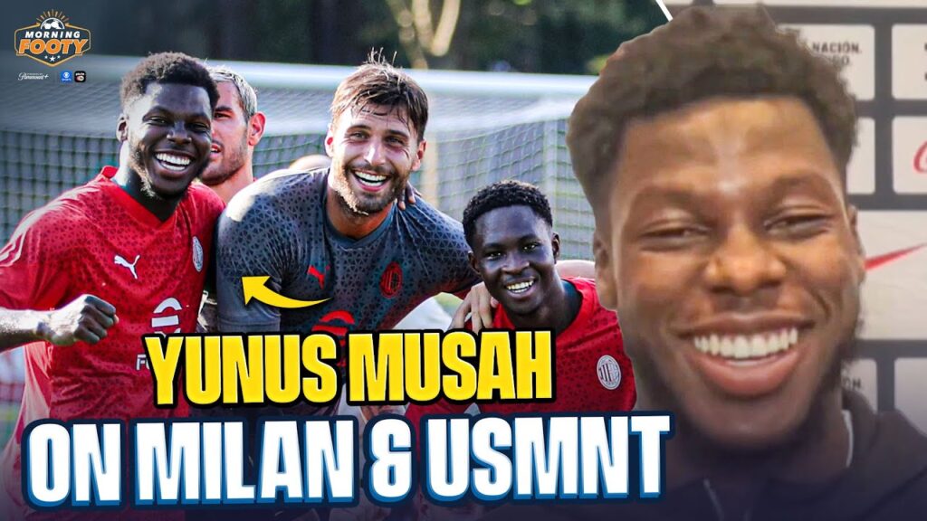 Yunus Musah on his AC Milan fast start & the morale in the USMNT camp! 🇺🇲