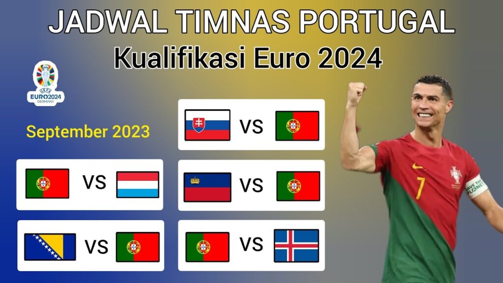 SLOVAKIA VS PORTUGAL | Jadwal Timnas Portugal Kualifikasi Euro 2024 Jerman