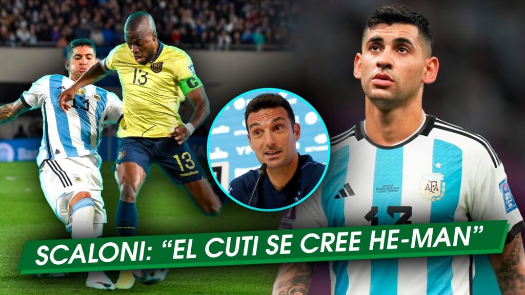 🔥 La TREMENDA NOCHE de CUTI ROMERO vs ECUADOR | Domó a ENNER VALENCIA y lo OVACIONÓ el ESTADIO