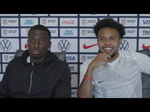 Weston McKennie & Tim Weah - September Training Camp Press Conference | September 7, 2023