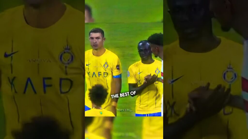 Cristiano Ronaldo and Sadio Mane are teammates at Al Nassr 🐐❤️ #shorts #football #ronaldo