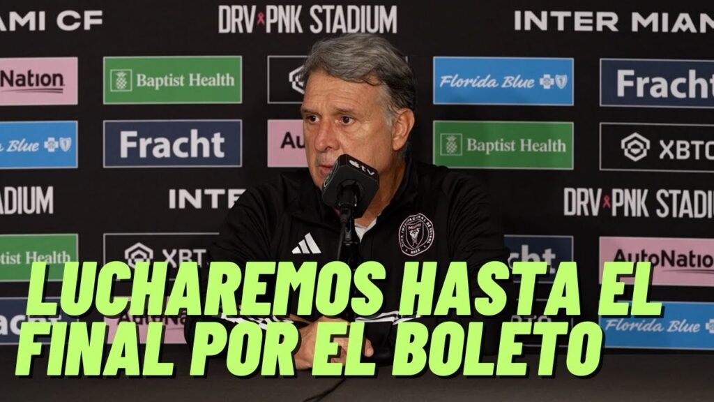 LAFC 1  INTER MIAMI 3  GERARDO TATA MARTINO Conferencia Post  Partido