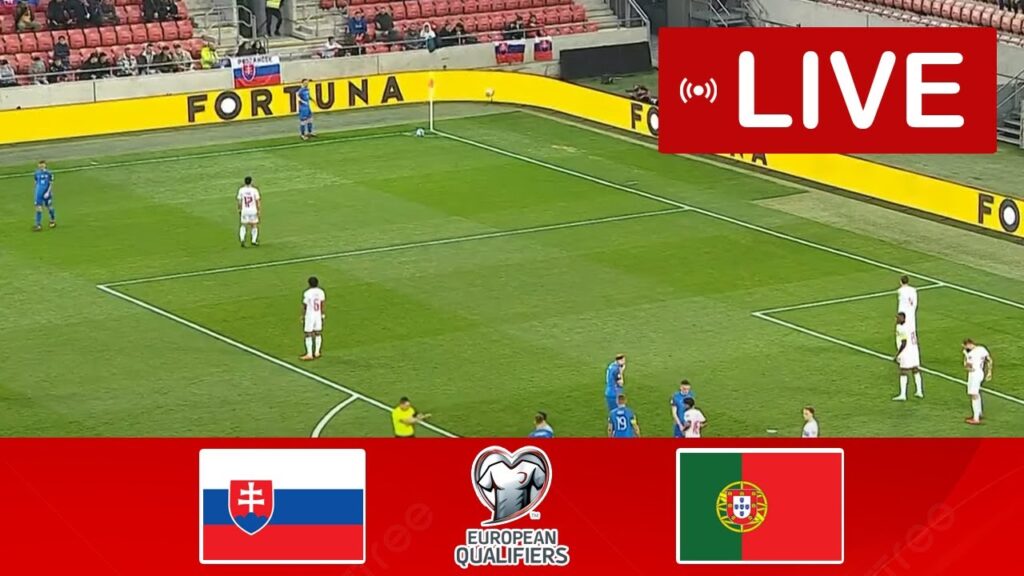 Slovakia vs Portugal LIVE | UEFA Euro 2024 Qualifier | Match LIVE Now!