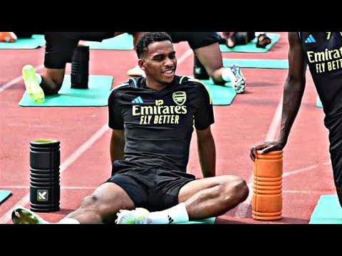 Jurrien Timber First Day Training As An Arsenal Player 🔥