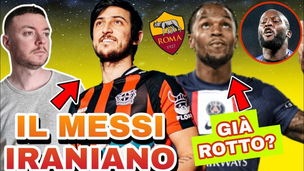 ESCLUSIVO: AZMOUN VICINISSIMO ALLA ROMA! E LUKAKU? (Ultimissime MERCATO Roma)