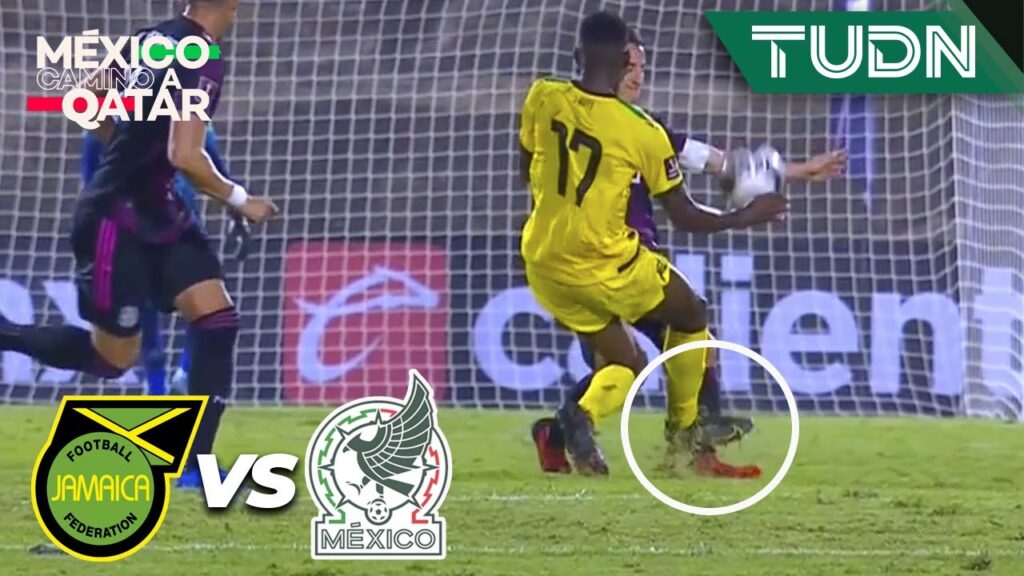 ¡EXPULSADO! Planchazo BRUTAL a Guardado | Jamaica 0-0 México | ELIMINATORIA Qatar 2022 | TUDN