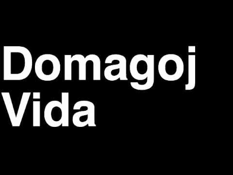 How to Pronounce Domagoj Vida GNK Dinamo Zagreb Football Goal Penalty Kick Yellow Red Card Injury