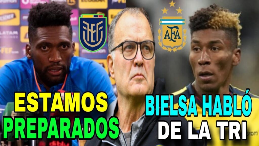 ALEXANDER DOMINGUEZ y KEVIN RODRIGUEZ habla PREVIO Argentina vs Ecuador | BIELSA HABLÓ de ECUADOR 🇪🇨