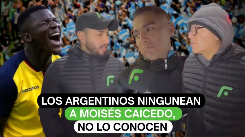 Los Argentinos ningunean a Moisés Caicedo, no lo conocen
