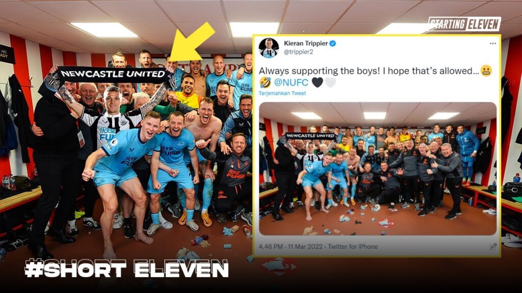 Kisah Konyol Kieran Trippier Edit Foto di Ruang Ganti Newcastle United