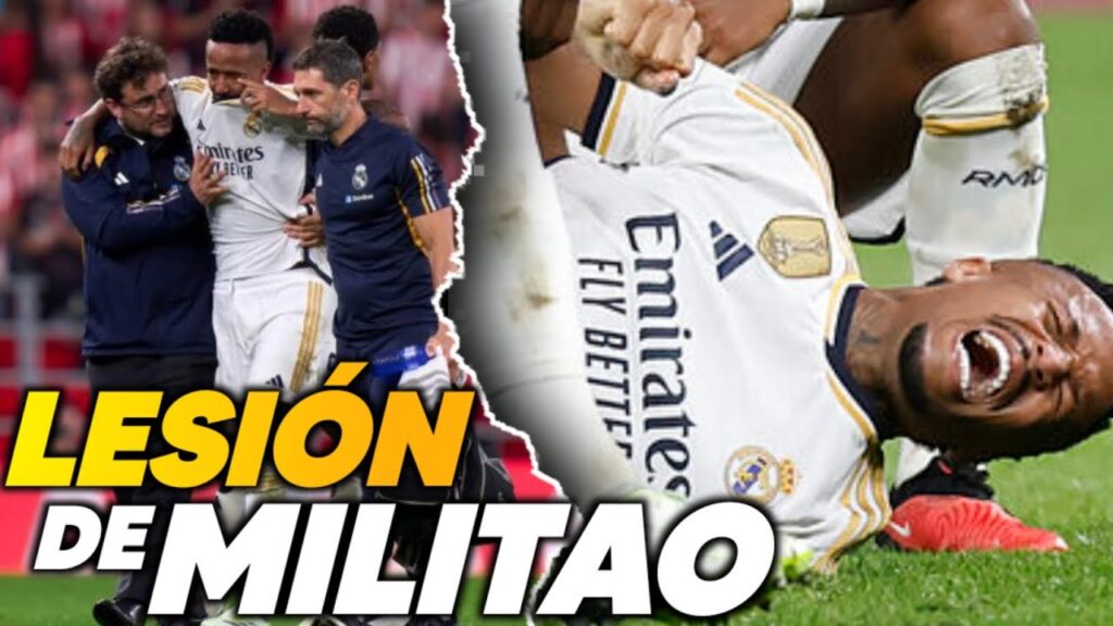 LESIÓN DE EDER MILITAO *ESGUINCE DE RODILLA*