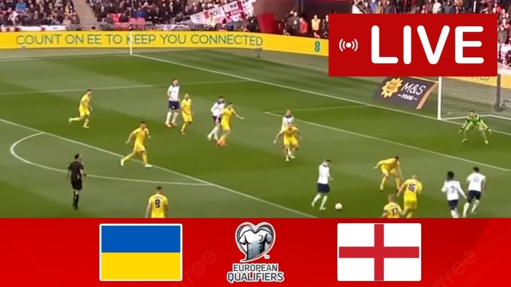Ukraine vs England LIVE | UEFA Euro 2024 Qualifier | Match LIVE Now!