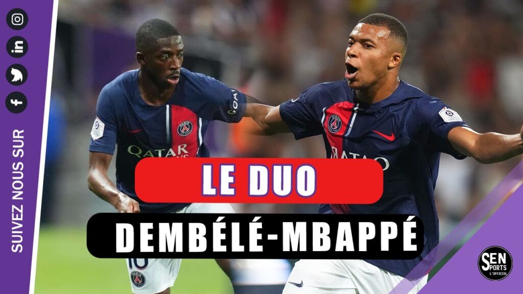 Ousmane Dembélé -  Kylian Mbappé, une association terrifiante à parfaire !