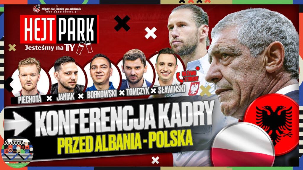 FERNANDO SANTOS I GRZEGORZ KRYCHOWIAK: KONFERENCJA PRZED ALBANIA - POLSKA. HEJT PARK: JESTEŚMY NA TY