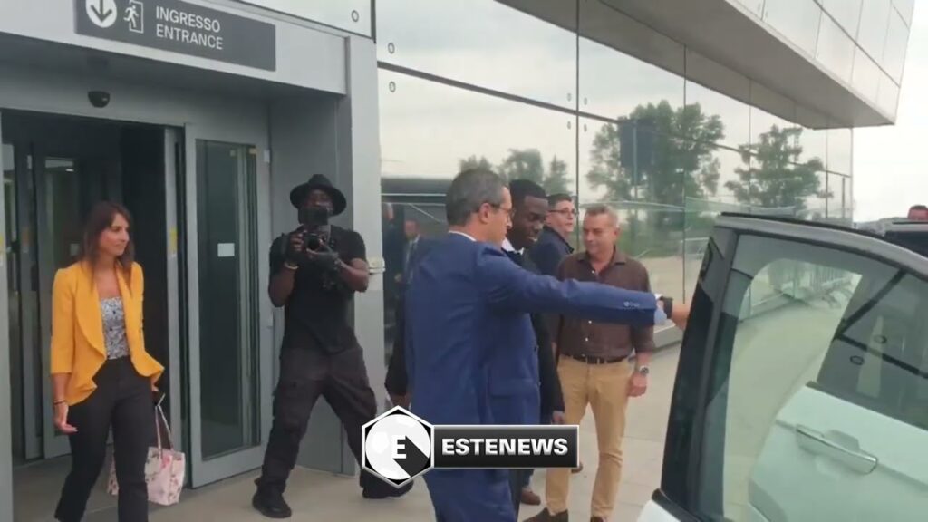 Juve, Weah è sbarcato a Torino Juve, Weah è sbarcato a Torino