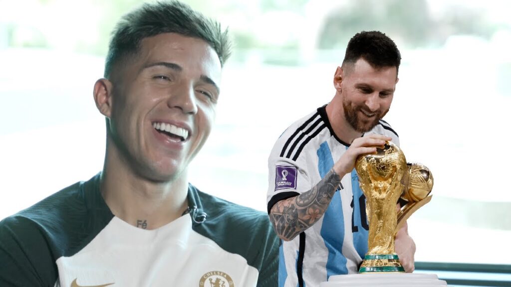 Enzo Fernández y su amor por Leo Messi | Entrevista Completa 😍 🇦🇷