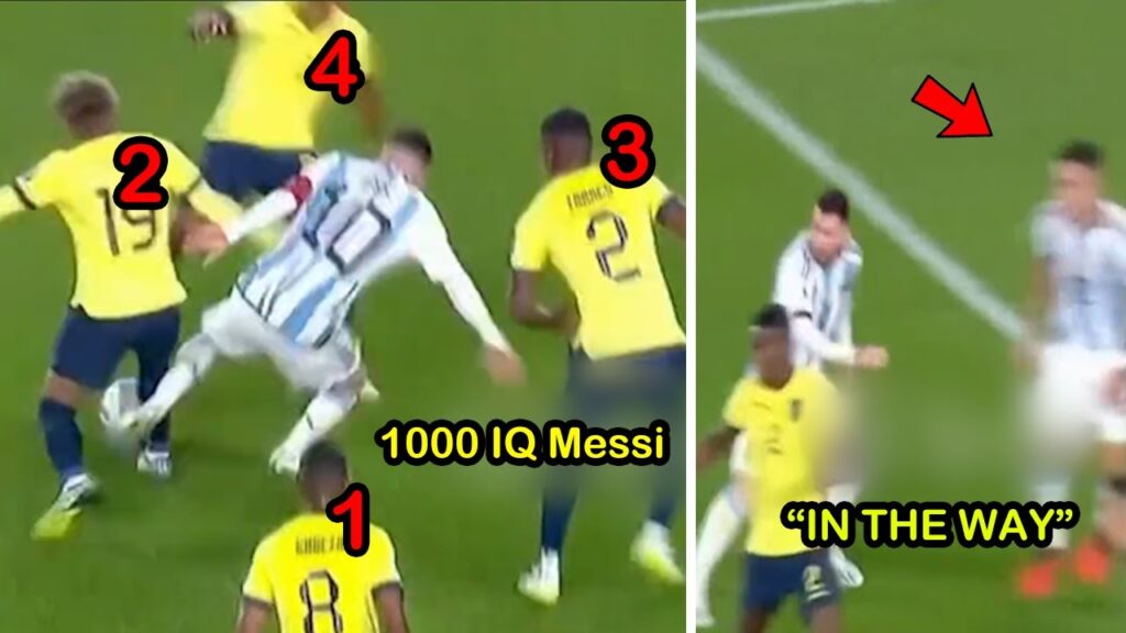 Messi Outsmarted 4 Players..then Lautaro Martinez ruined the play