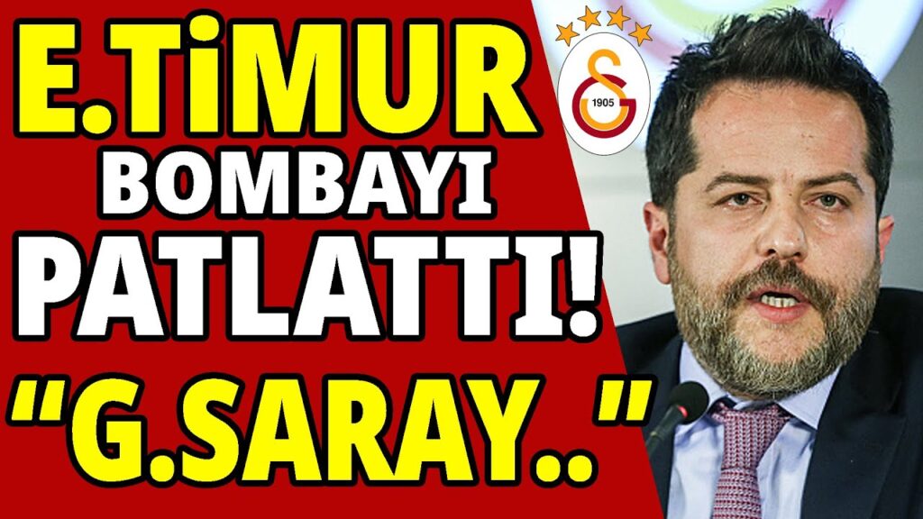 ERDEN TİMUR BOMBAYI PATLATTI! GALATASARAY..