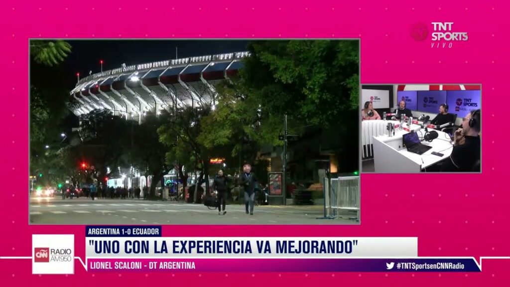 LIONEL SCALONI en conferencia de prensa tras la victoria de la selección Argentina sobre Ecuador